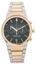 Ferragamo Men's 42mm Two-Tone Chronograph Watch (SFME01223)