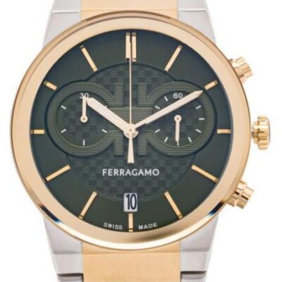 Ferragamo Men's 42mm Two-Tone Chronograph Watch (SFME01223)