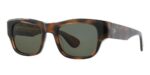 Garrett Leight Men's SHASTA SUN Spotted Brown Shell/Pure G15 Polar Sunglasses
