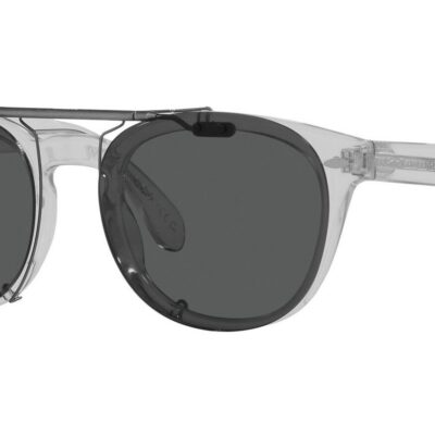 Oliver Peoples SHELDRAKE OV 5036 Silver Brushed/Grey Clip-On Only Eyeglasses