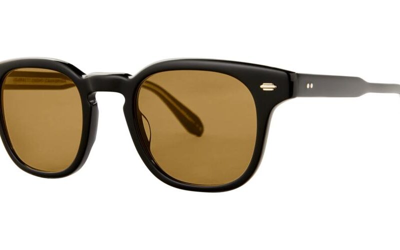 Garrett Leight Men's SHERWOOD SUN Black/Pure Maple Sunglasses