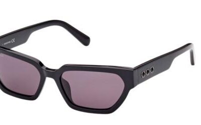 Swarovski Men's SK0348 Sniny Black/Smoke Sunglasses