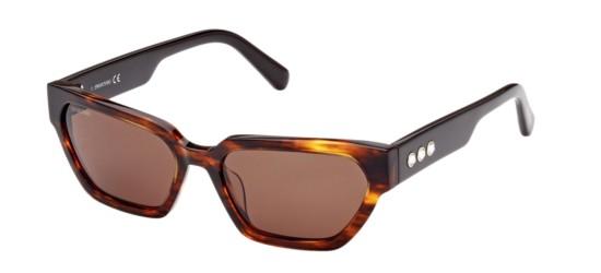 Swarovski Men's SK0348 Havana/Brown Sunglasses Swarovski Men's SK0348 Havana/Brown Sunglasses