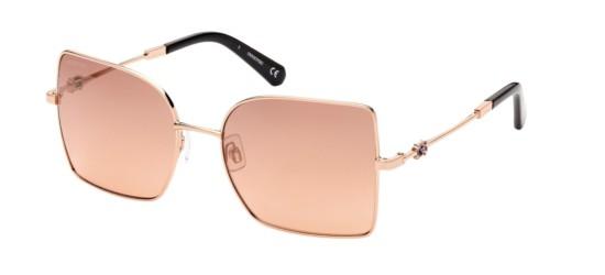 Swarovski Men's SK0353 Gold/Brown Shaded Sunglasses Swarovski Men's SK0353 Gold/Brown Shaded Sunglasses