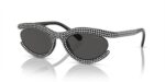 Swarovski Women's SK6006 Black/Dark Grey Sunglasses
