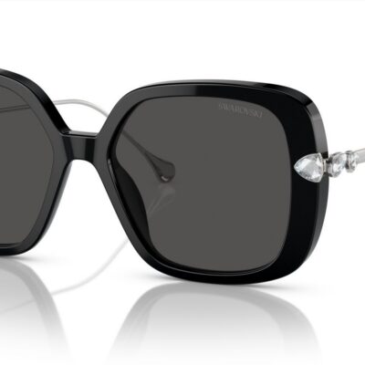Swarovski Women's SK6011 Black/Grey Sunglasses