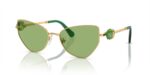 Swarovski Women's SK7003 Gold/Green Sunglasses