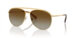 Swarovski Women's SK7005 Gold/Shaded Polar Brown Sunglasses