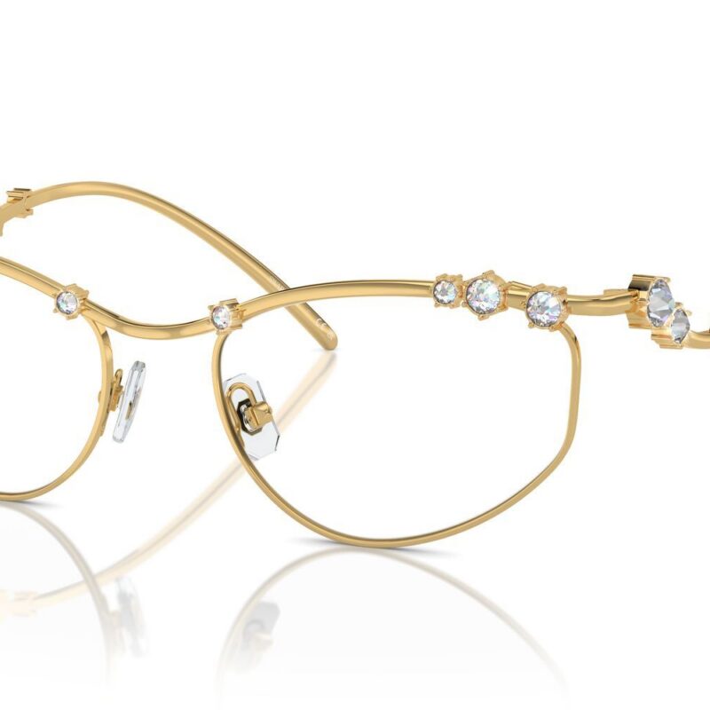Swarovski Women's SK 1015 Gold Eyeglasses