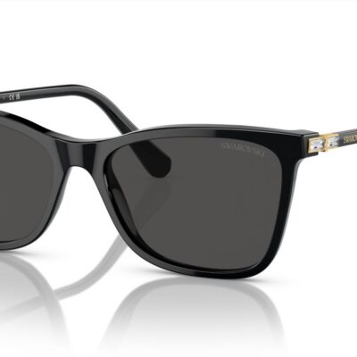Swarovski Women's SK 6004 Black/Grey Sunglasses