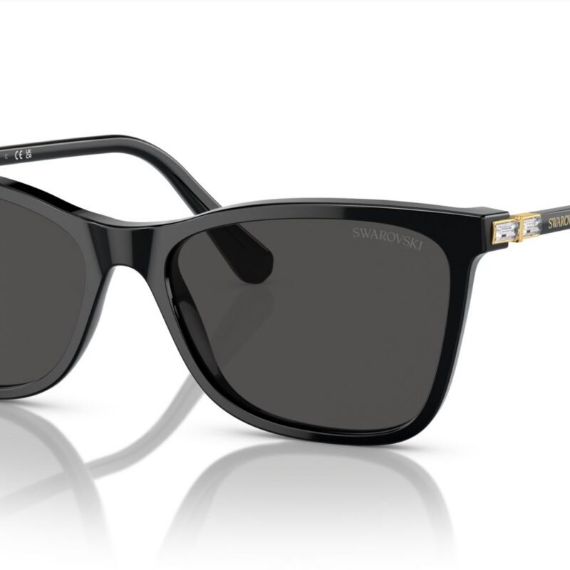 Swarovski Women's SK 6004 Black/Grey Sunglasses