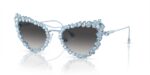 Swarovski Women's SK 7011 Blue Swarovski/Grey Shaded Sunglasses