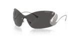 Swarovski Women's SK 7020 Gunmetal/Dark Grey Sunglasses