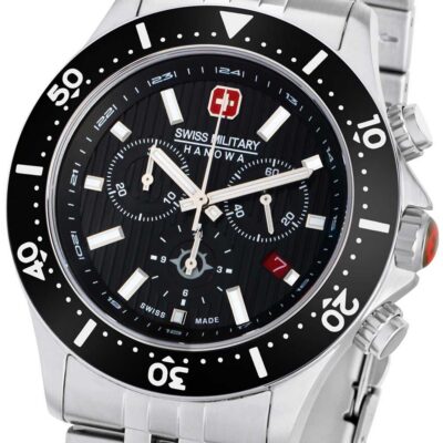 Swiss Military Hanowa Men's Chronograph 42mm Stainless Steel Watch (SMWGI2100701)