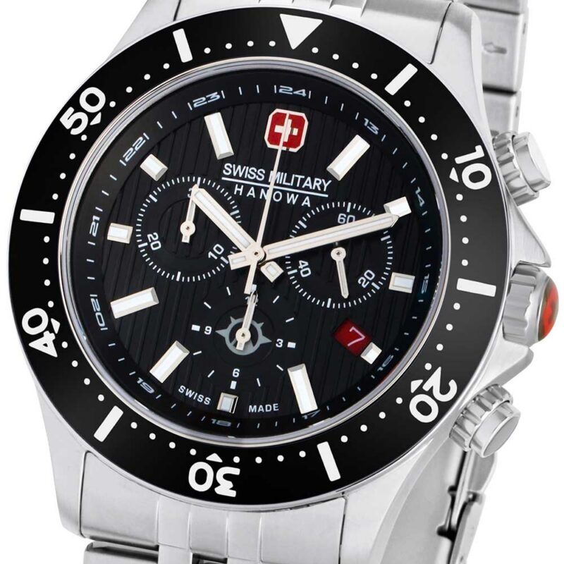 Swiss Military Hanowa Men's Chronograph 42mm Stainless Steel Watch (SMWGI2100701) Swiss Military Hanowa Men's Chronograph 42mm Stainless Steel Watch (SMWGI2100701)