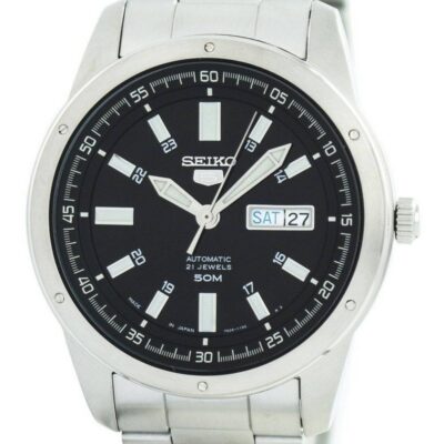 Seiko Men's 42mm Stainless Steel Watch (SNKN13J1)
