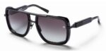 Balmain Men's SOLDIER Black Crystal - Matte Black / Dark Grey To Light Grey - Ar 0 Sunglasses