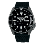 Seiko 5 Men's 42mm Black Stainless Steel Watch (SRPD65K2)