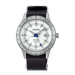Seiko Presage GMT Men's Leather Strap Watch (SSK015J1)