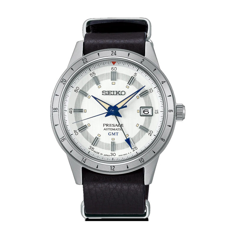 Seiko Presage GMT Men's Leather Strap Watch (SSK015J1) Seiko Presage GMT Men's Leather Strap Watch (SSK015J1)