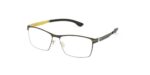 Ic!berlin Men's STUART L. IC5059 Black - Yellow Eyeglasses