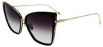 Dita Unisex SUNBIRD Matte Black Gold 18K/Dark Grey Sunglasses