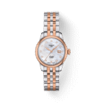Tissot Le Locle Women's 29mm Two-Tone Mother-of-Pearl Watch (T006.207.22.116.00)