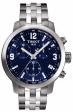 Tissot PRS 200 Chronograph Men's 42mm Blue Dial Watch (T055.417.11.047.00)