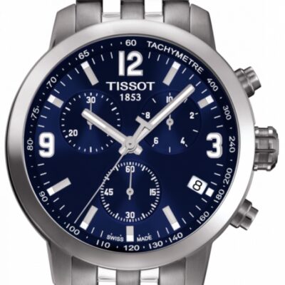 Tissot PRS 200 Chronograph Men's 42mm Blue Dial Watch (T055.417.11.047.00)