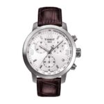Tissot PRS 200 Chronograph Men's 42mm Brown Leather Watch (T055.417.16.017.01)