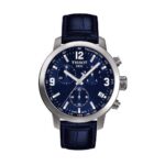 Tissot PRS 200 Chronograph Men's 42mm Blue Leather Watch (T055.417.16.047.00)