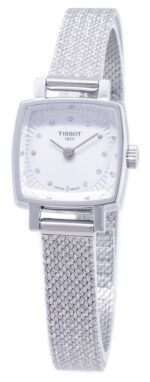 Tissot Women's 20mm Square Steel Diamond Watch (T058.109.11.036.00)