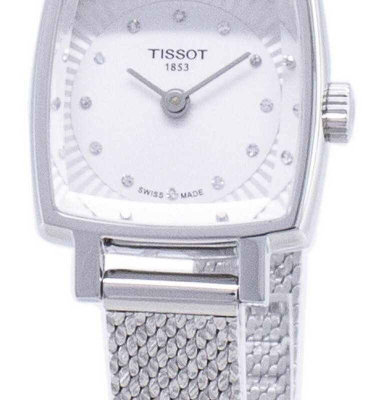 Tissot Women's 20mm Square Steel Diamond Watch (T058.109.11.036.00)