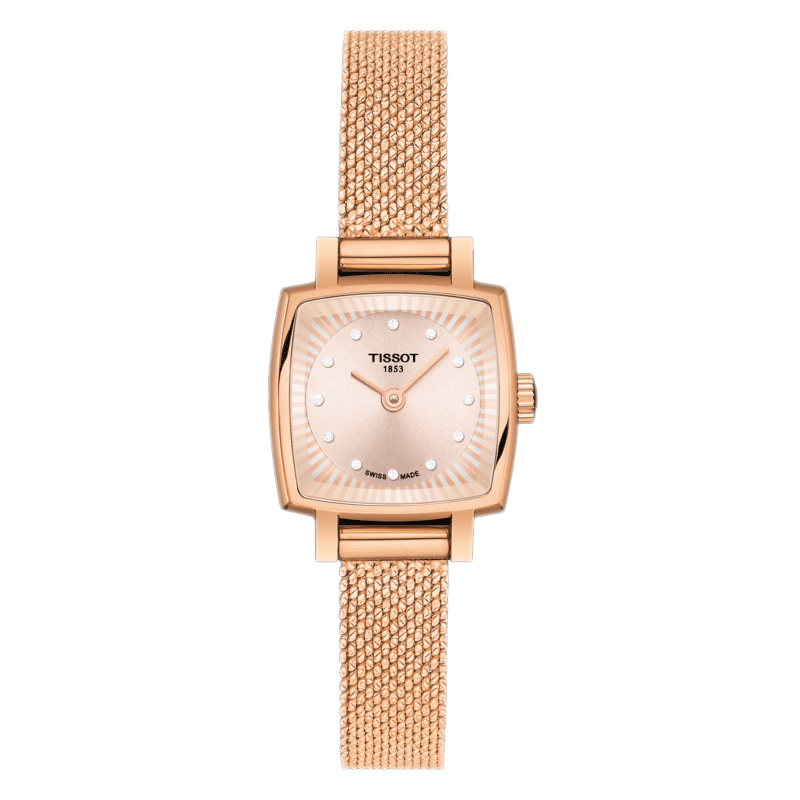 Tissot Women's 20mm Square Rose Gold Pink Dial Watch (T058.109.33.456.00) Tissot Women's 20mm Square Rose Gold Pink Dial Watch (T058.109.33.456.00)