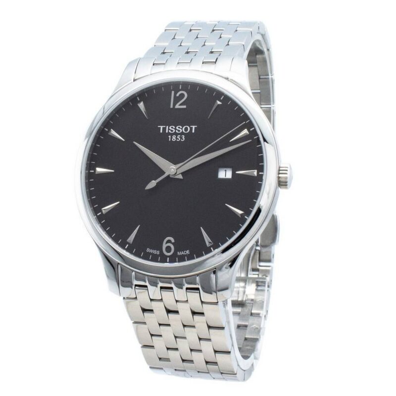 Tissot Tradition Men's 43mm Black Dial Watch (T063.610.11.057.00~) Tissot Tradition Men's 43mm Black Dial Watch (T063.610.11.057.00~)