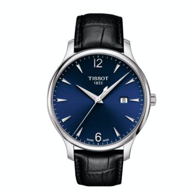 Tissot Tradition Men's 43mm Blue Dial Watch (T063.610.16.047.00)