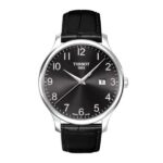 Tissot Tradition Men's 43mm Black Full-Numeral Watch (T063.610.16.052.00)