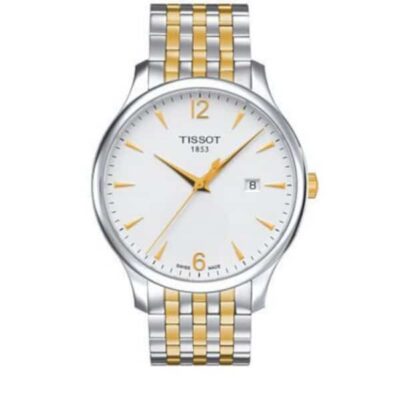 Tissot Tradition Men's 43mm Two-Tone Watch (T063.610.22.037.00)