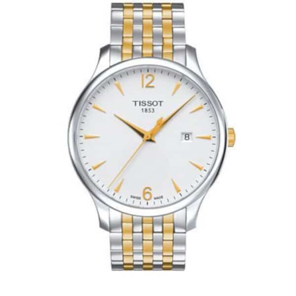 Tissot Tradition Men's 43mm Two-Tone Watch (T063.610.22.037.00) Tissot Tradition Men's 43mm Two-Tone Watch (T063.610.22.037.00)