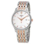 Tissot Tradition Men's 43mm Two-Tone Rose Gold Watch (T063.610.22.037.01)