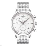 Tissot Tradition Chronograph Men's 42mm White Dial Watch (T063.617.11.037.00)