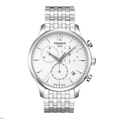 Tissot Tradition Chronograph Men's 42mm White Dial Watch (T063.617.11.037.00)