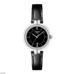 Tissot Women's 30mm Black Dial Leather Watch (T094.210.16.051.00)