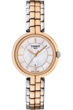 Tissot Women's 30mm Two-Tone Rose Gold White Mother of Pearl Watch (T094.210.22.111.00)
