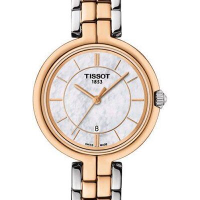 Tissot Women's 30mm Two-Tone Rose Gold White Mother of Pearl Watch (T094.210.22.111.00)