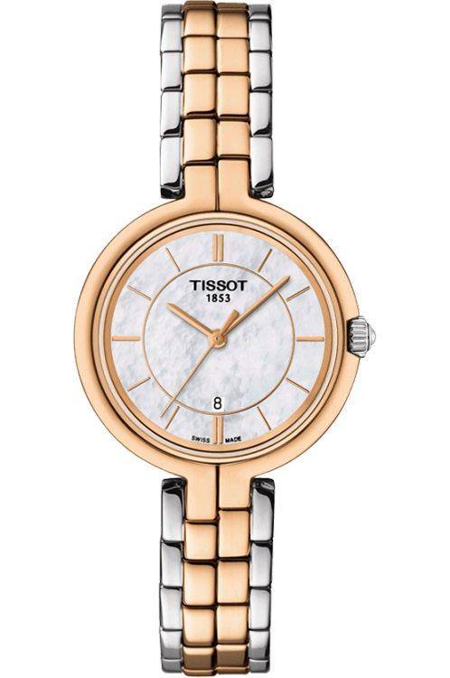 Tissot Women's 30mm Two-Tone Rose Gold White Mother of Pearl Watch (T094.210.22.111.00) Tissot Women's 30mm Two-Tone Rose Gold White Mother of Pearl Watch (T094.210.22.111.00)