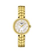 Tissot Women's 30mm Gold White Mother of Pearl Watch (T094.210.33.111.00)