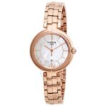 Tissot Women's 30mm Rose Gold White Mother of Pearl Watch (T094.210.33.111.01)