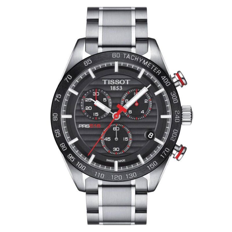 Tissot PRS516 Men's 42mm Chronograph Watch (T100.417.11.051.01)