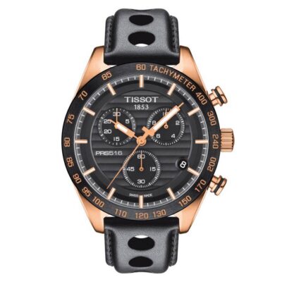 Tissot PRS516 Men's 42mm Chronograph Watch (T100.417.36.051.00)